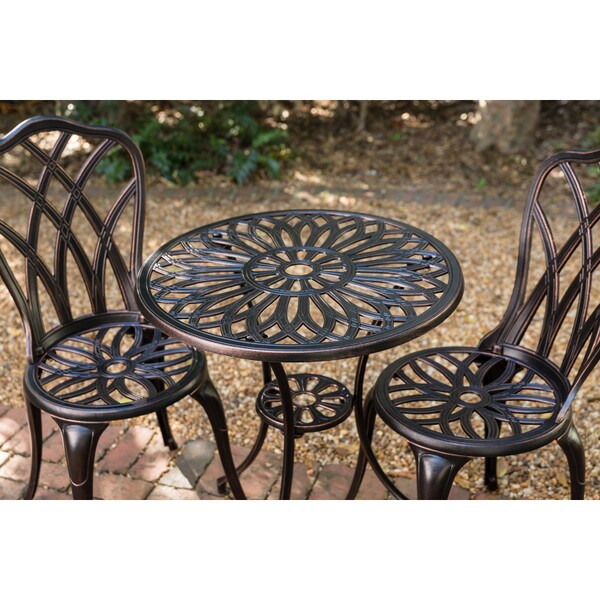 Paradise Cast Aluminum Bistro Set